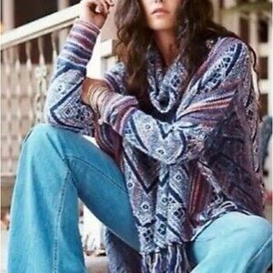 Free people “Be the One” Poncho